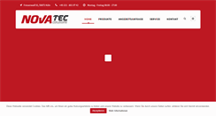 Desktop Screenshot of novatec-cologne.com