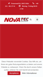 Mobile Screenshot of novatec-cologne.com